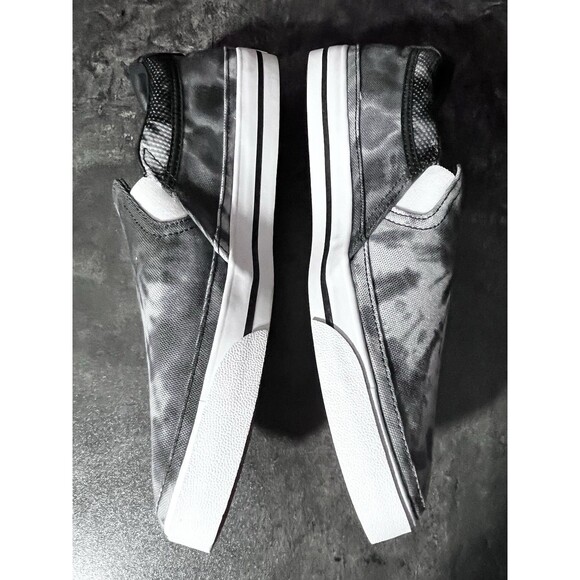 Nike Court Legacy Sz. 8.5 Men's Slip-On Shoes Gray Tie Dye Print Logo - Picture 5 of 9